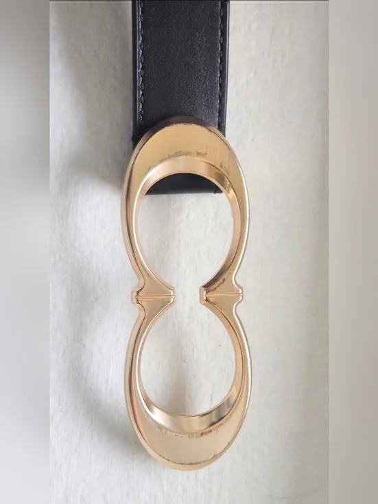 Coach Signature Buckle Belt 25mm Style No. C1725 Black/Gold Small - Picture 4 of 11